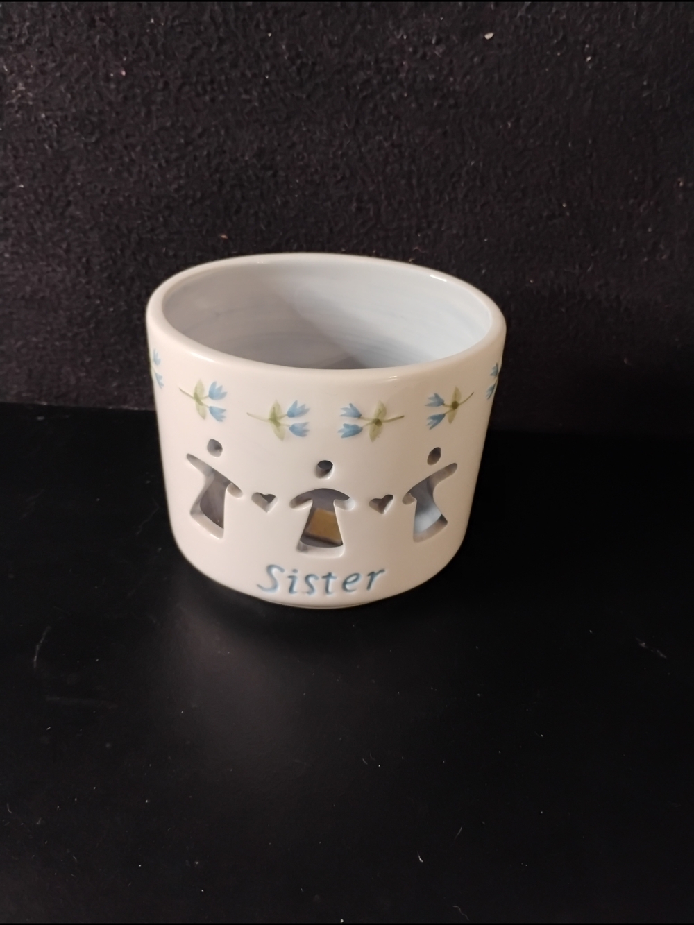 Sisters Ceramic Candle Holder Dish